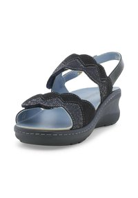 Melluso Sandali con zeppa - blu notte