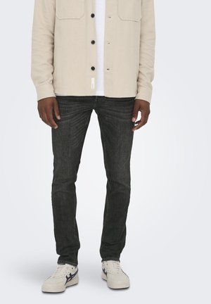 ONSLOOM - Slim fit jeans - black denim