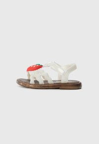 Mini Melissa Sandals - white/red