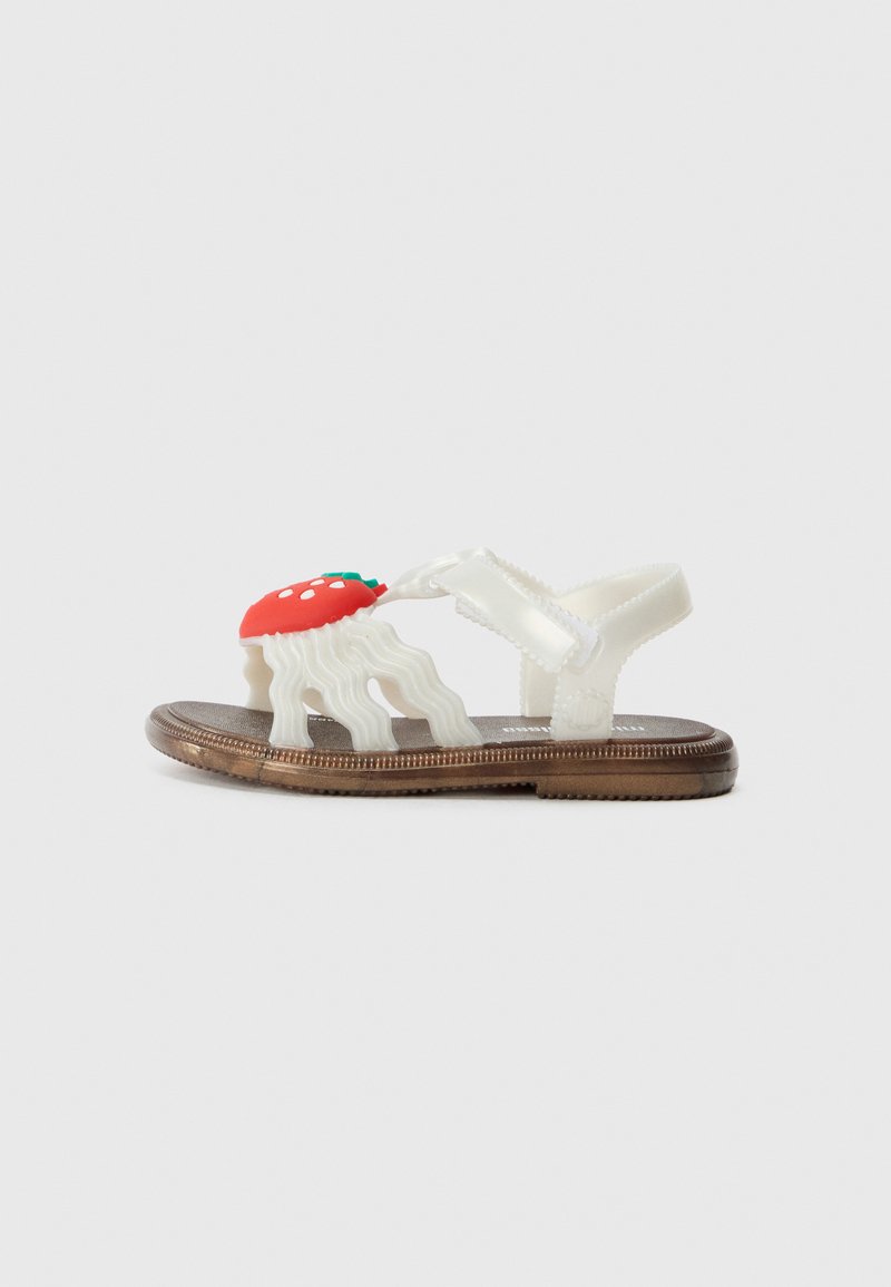 Mini Melissa Sandals - white/red