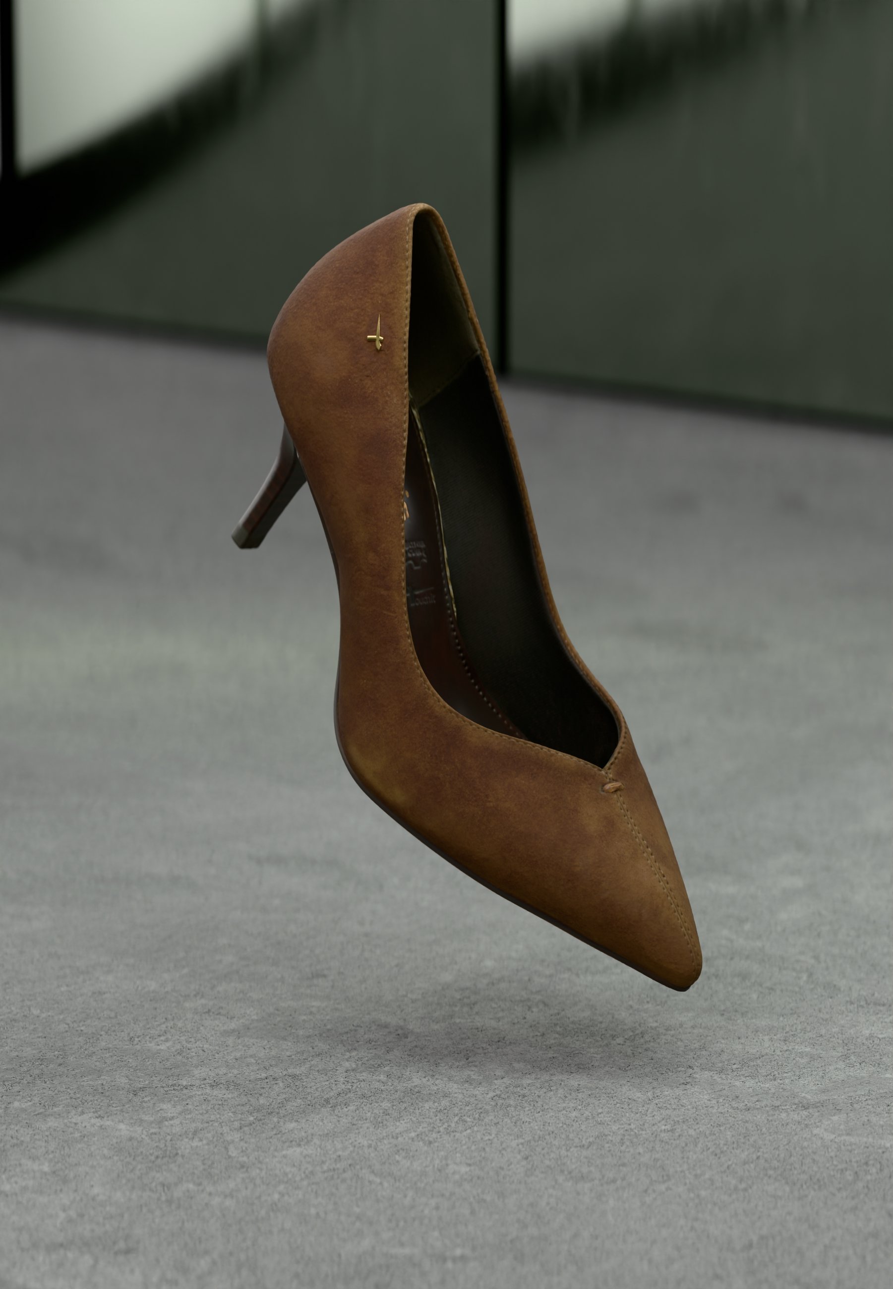 Escarpins Talons Tamaris 37 Cuir Vert Verni - Occasion, Talons Hauts, Port Gratuit Mondial Relay