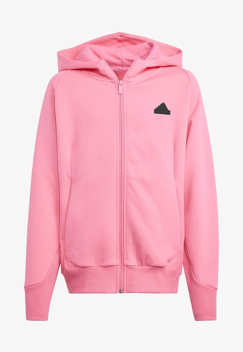 Baby pink adidas hoodie womens Clearance