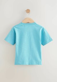 Next REGULAR FIT - SHORT SLEEVE GRAPHIC  - Triko s potiskem - blue chill seal