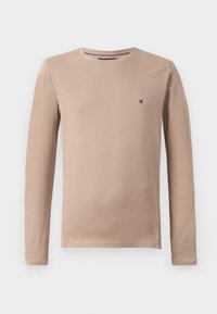 STRETCH SLIM FIT - Top s dlhým rukávom - coastal taupe