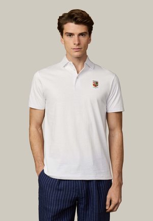 HERITAGE SMALL LGO - Poloshirt - optic white