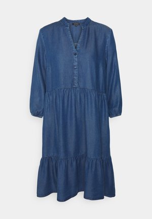 DRESS SHORT - Denní šaty - middle blue denim