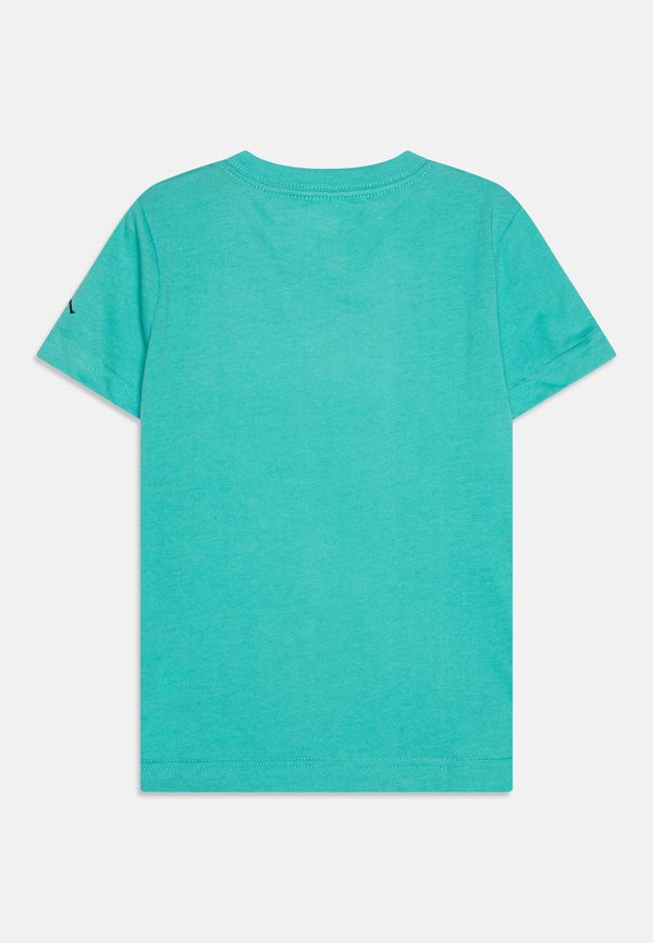 WORDMARK CREW - Print T-shirt - washed teal2