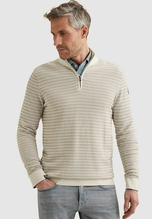 Vanguard, RACE - HALF ZIP TRUI - - Jumper - beige off-white