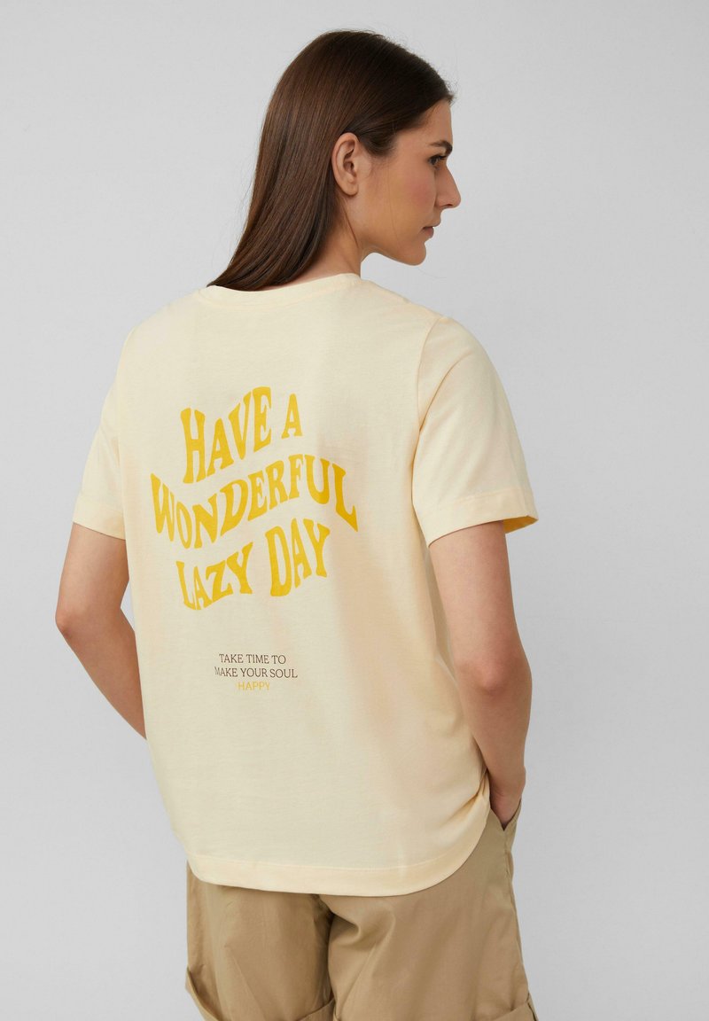 s.Oliver - Print T-shirt - helles zitrone, Enlarge