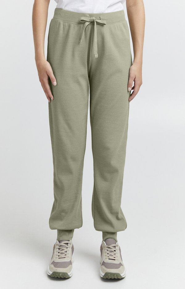 OXLIZ REGULAR FIT - Tracksuit bottoms - seagrass melange