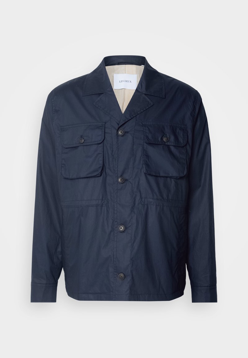 Les Deux Lichte jas donkerblauw