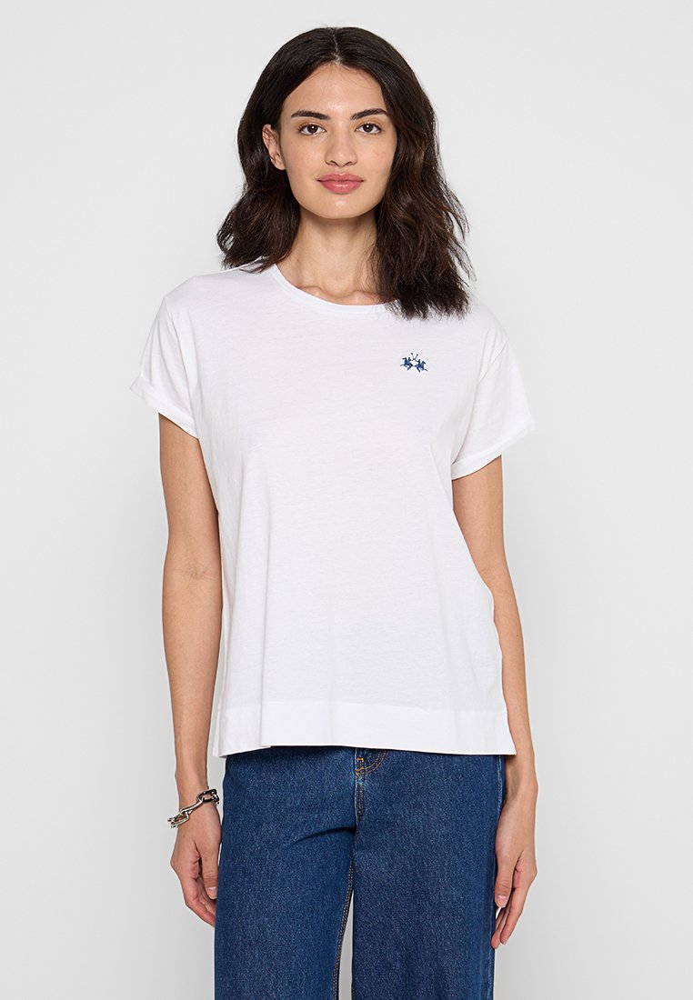 LA MARTINA T-shirt basic wit