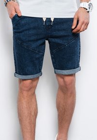 Ombre Jeans Shorts - blue