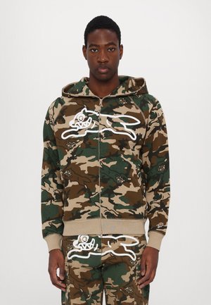 Icecream RUNNING DOG WOODLAND CAMO ZIP THROUGH HOOD - Sudadera con cremallera - multi