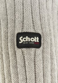 Schott PLECORAGE - Strickjacke - light heather grey