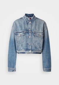Tommy Jeans CROP TRUCKER JACKET - Jeansjacke - denim light