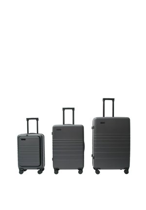 Eternitive ETERNITIVE SUITCASE SET S, M, L E2 VOLUME UNISEX - Kofferset - dark grey