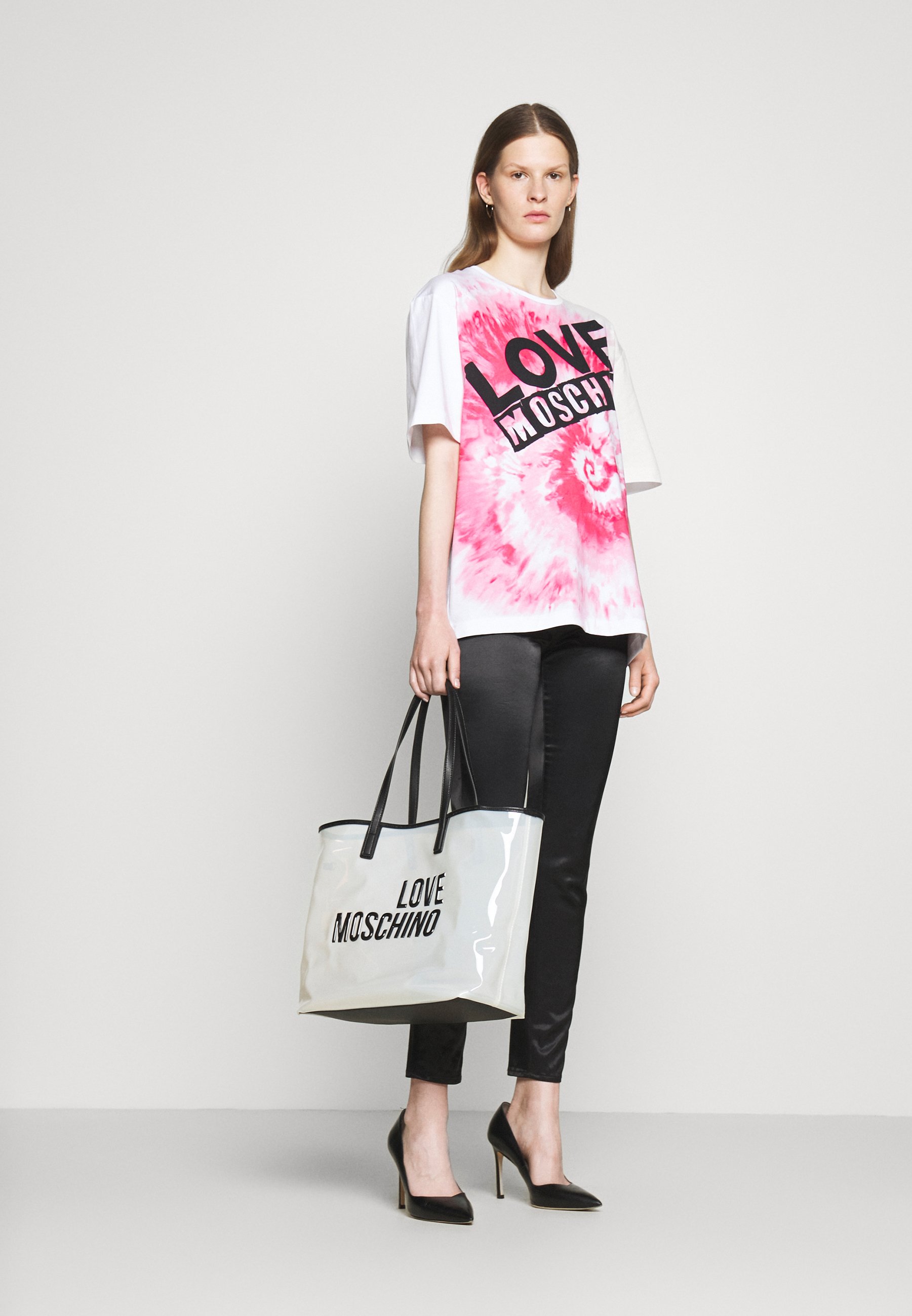 love moschino transparent bag