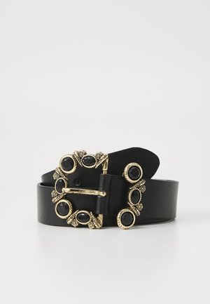 LEATHER - Belt - black