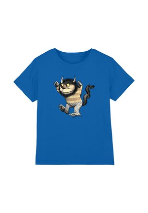 Cotton Soul, WHERE THE WILD THINGS ARE/CAROL UNISEX - Print T-shirt - royal blue