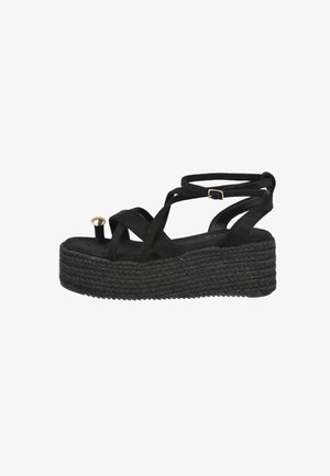 Pink Desert, SANDALIAS PLANAS PIEL - Alpargatas - black