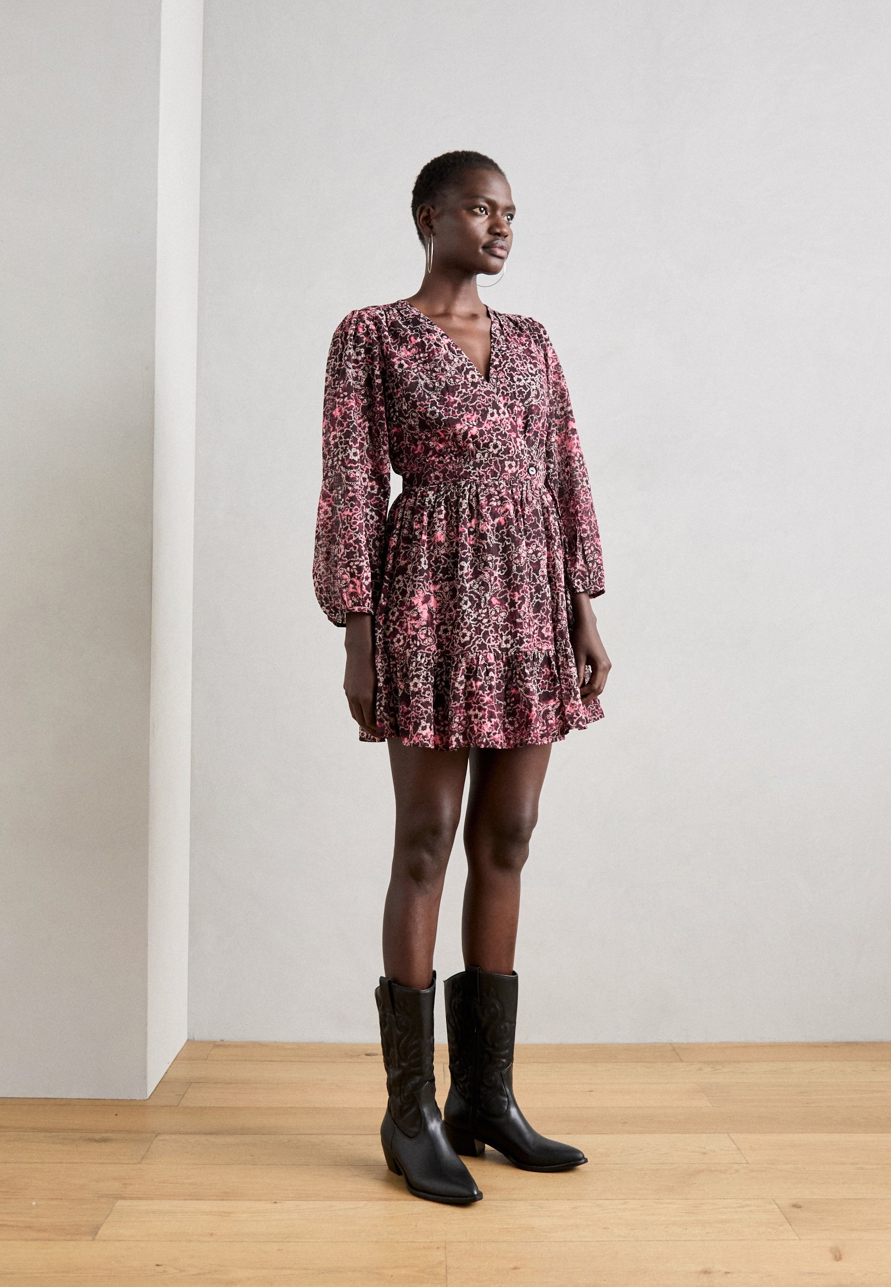 knee length dresses for ladies Belted utility mini dress  Scotch & Soda Amsterdam