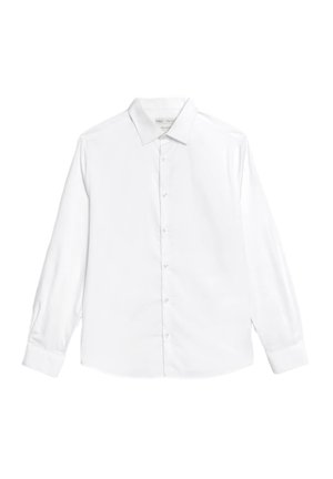 Marks & Spencer REGULAR FIT EASY IRON PURE - Overhemd - white