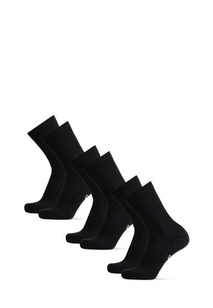 CREW 3 PACK - Träningssockor - black