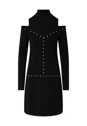 LIU JO, LIU JO SHORT KNIT DRESS - Robe pull - black