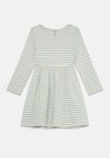 KMGMAUDE LIFE STRIPE O NECK DRESS  - Φόρεμα από ζέρσεϊ - birch/arona
