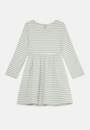 KMGMAUDE LIFE STRIPE O NECK DRESS  - Jerseykjole - birch/arona