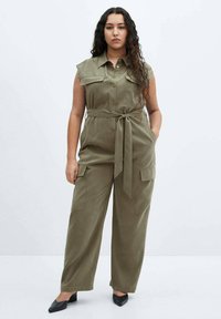 Mango - DAILY - Overal - khaki Miniatura obrázku 1