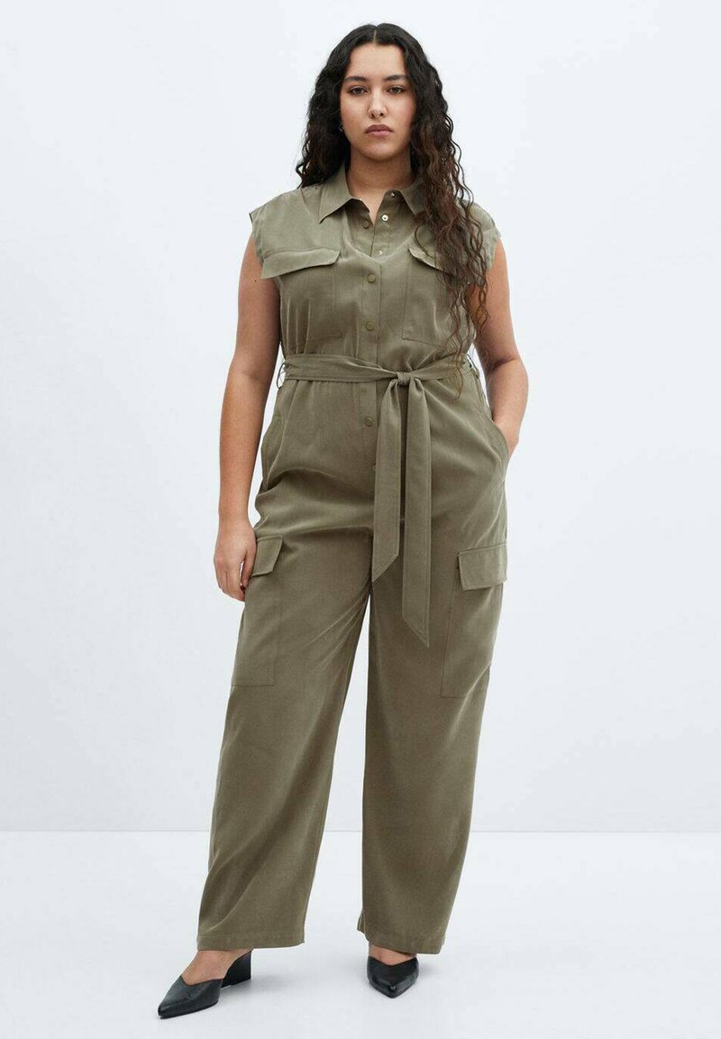 Mango - DAILY - Overal - khaki, Zvětšit