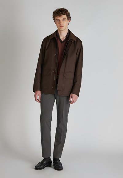 Slowear CREPE ZANONE brązowy