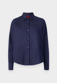 THE ESSENTIAL SHIRT - Button-down blouse - navy
