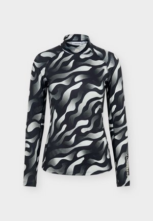J.LINDEBERG Sports, ELLA PRINT COMPRESSION - Μπλούζα με μακριά μανίκια - black/moonbeam