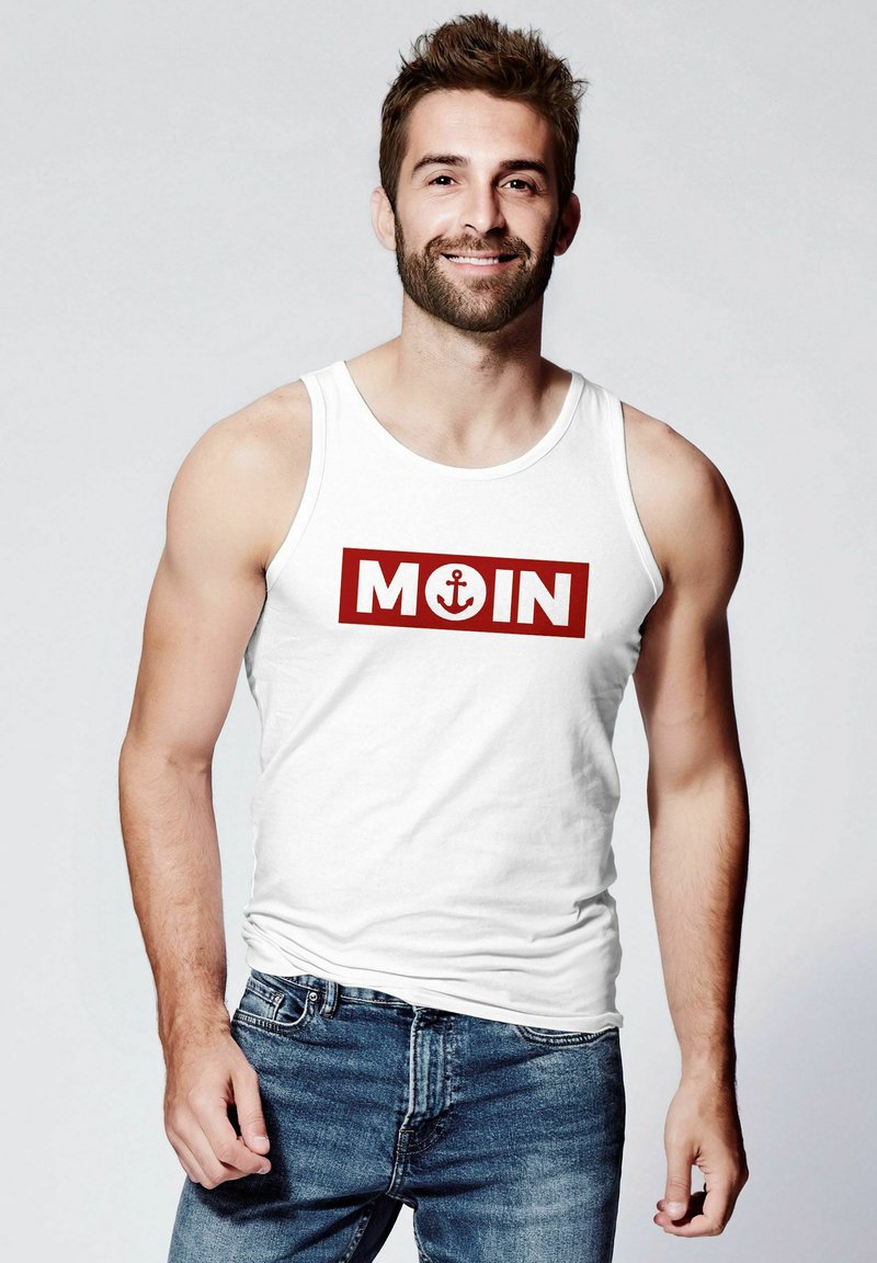 T-shirt Uomo Moin Germania Settentrionale Morgen Anker Print Amburgo - Foto 7
