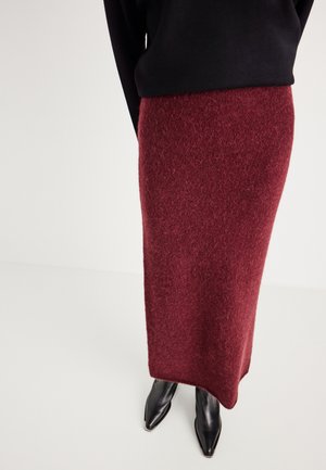 SKIRT - Bleistiftrock - tawny port