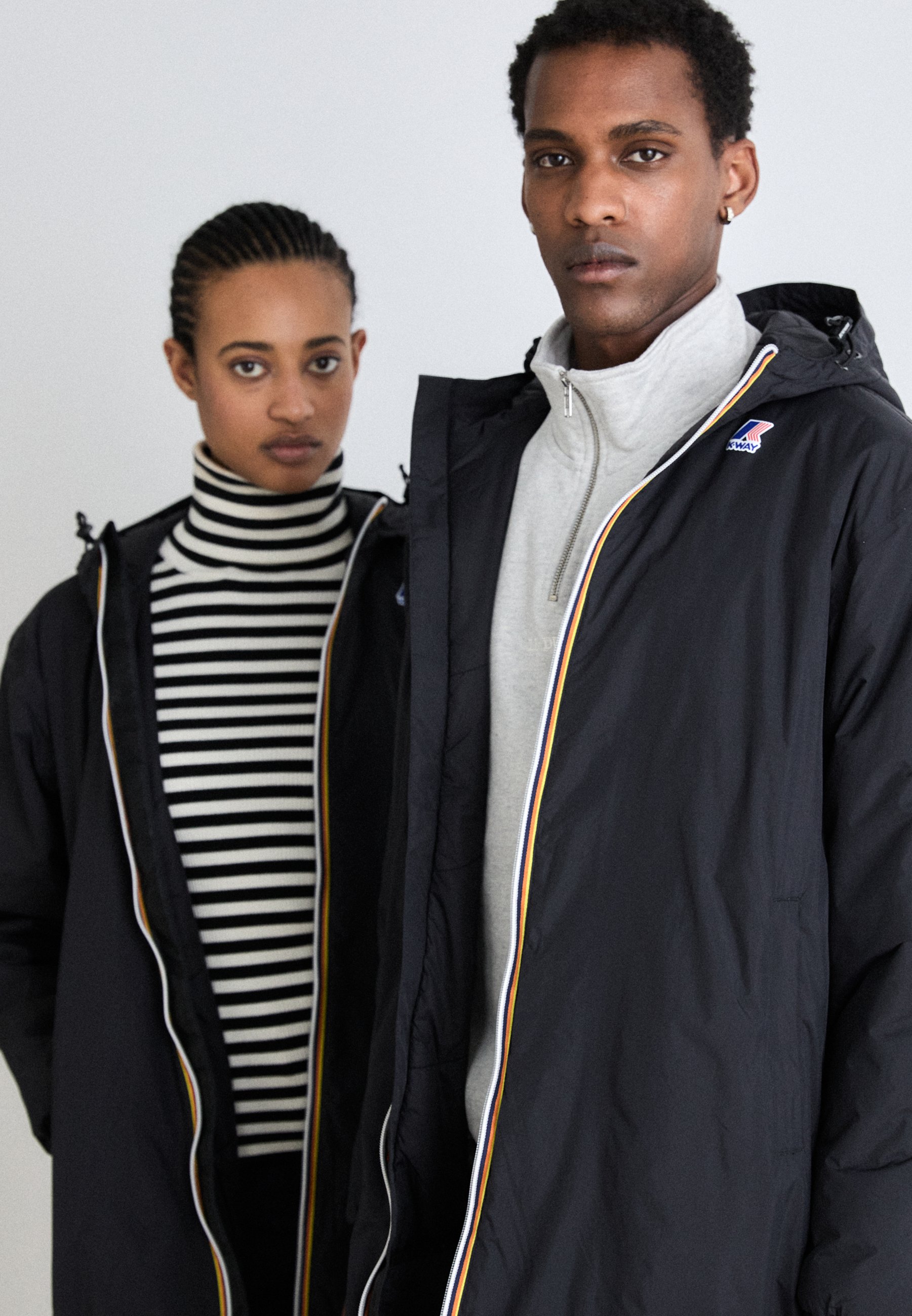 K-Way LE VRAI 4.0 EIFFEL EAST WARM - Waterproof jacket - black