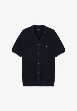 Lyle & Scott, MID JACQUARD CHECK RESORT - Cardigan - dark navy