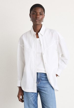 BOSTAFFA - Button-down blouse - white
