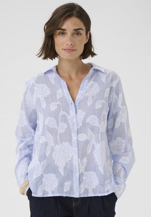 ZANDAY - Blúzka so zapínaním na gombíky - blue/white stripe