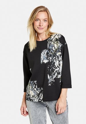 3/4 ARM - Top s dlouhým rukávem - black gemustert