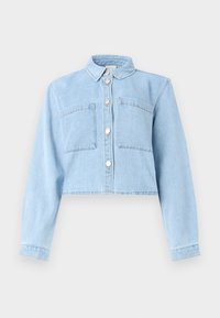 JDYMARLY BOXY SHACKET - Jeansjacka - light blue denim