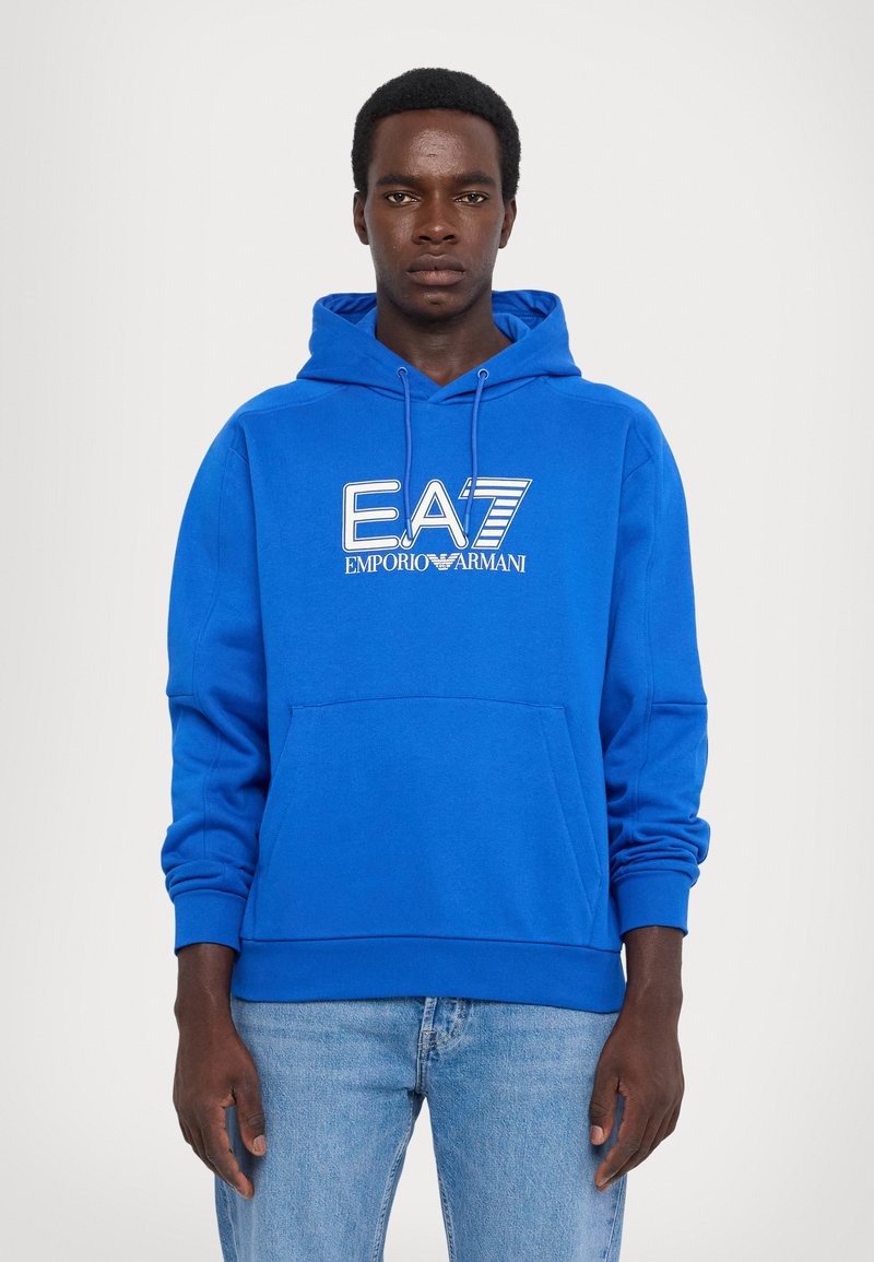 EA7 Emporio Armani FELPA - Felpa con cappuccio - lapis blue