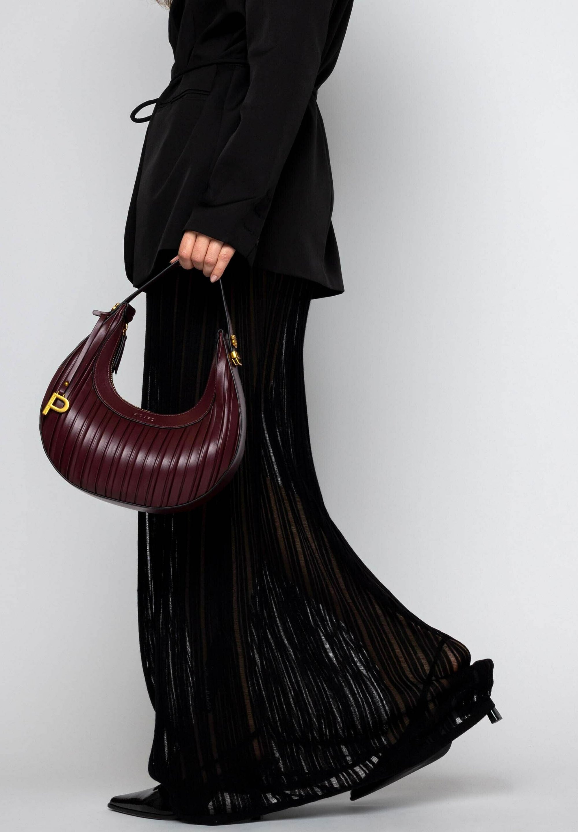 Picard SCHULTER CROISSANT - Handbag - bordeaux - Zalando