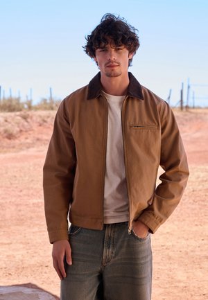 Next, REGULAR FIT COLLAR - Giacca leggera - tan/brown