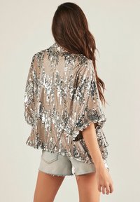 Next SEQUIN COVER-UP - Leichte Jacke - silver