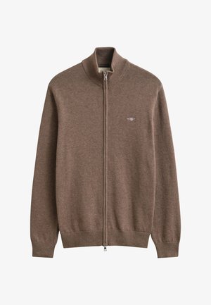 GANT, Vest - dk hazelnut melange
