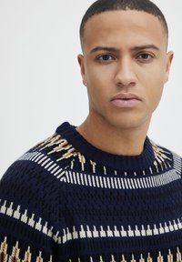 Blend BHPULLOVER - Stickad tröja - dress blues